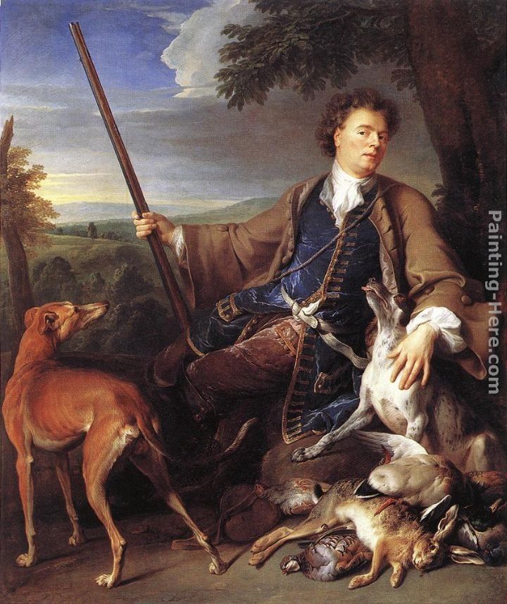 Alexandre-Francois Desportes Self-Portrait as a Huntsman